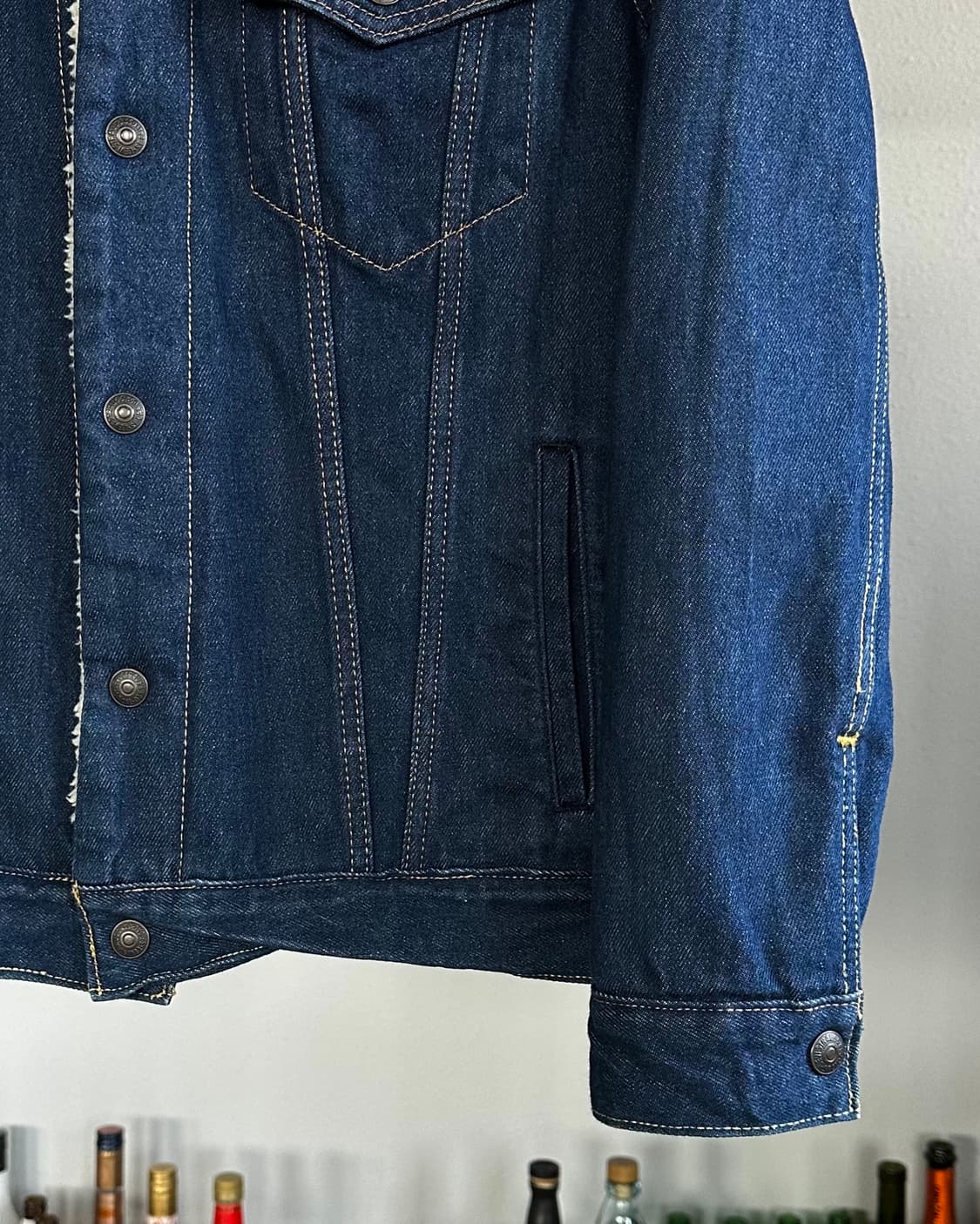 [M]리바이스 프리미엄 BigE 쉐르파 양털 트러커 데님 자켓 상품이미지3