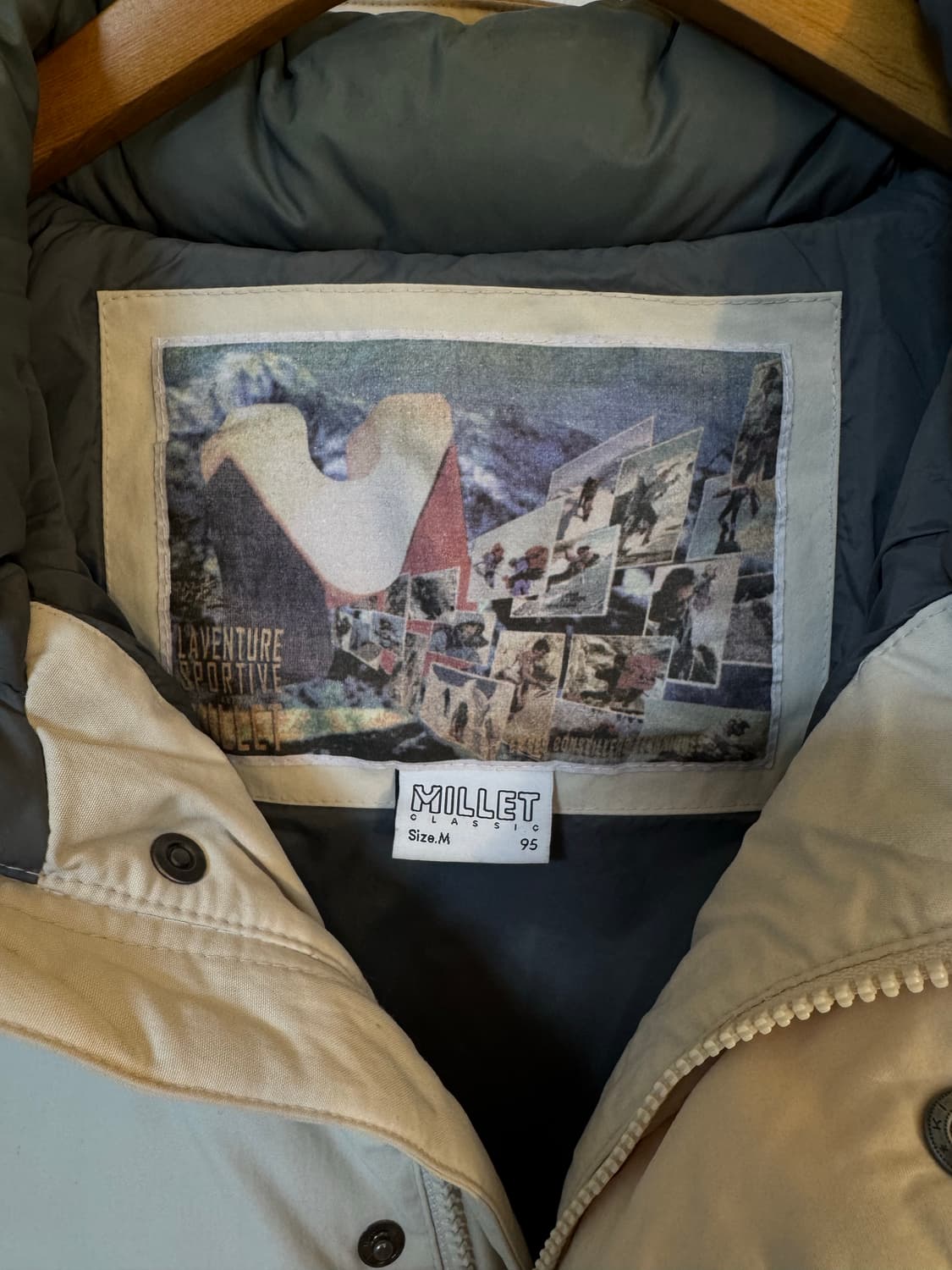 [M]밀레 클래식 구스다운 패딩 파카 상품이미지5