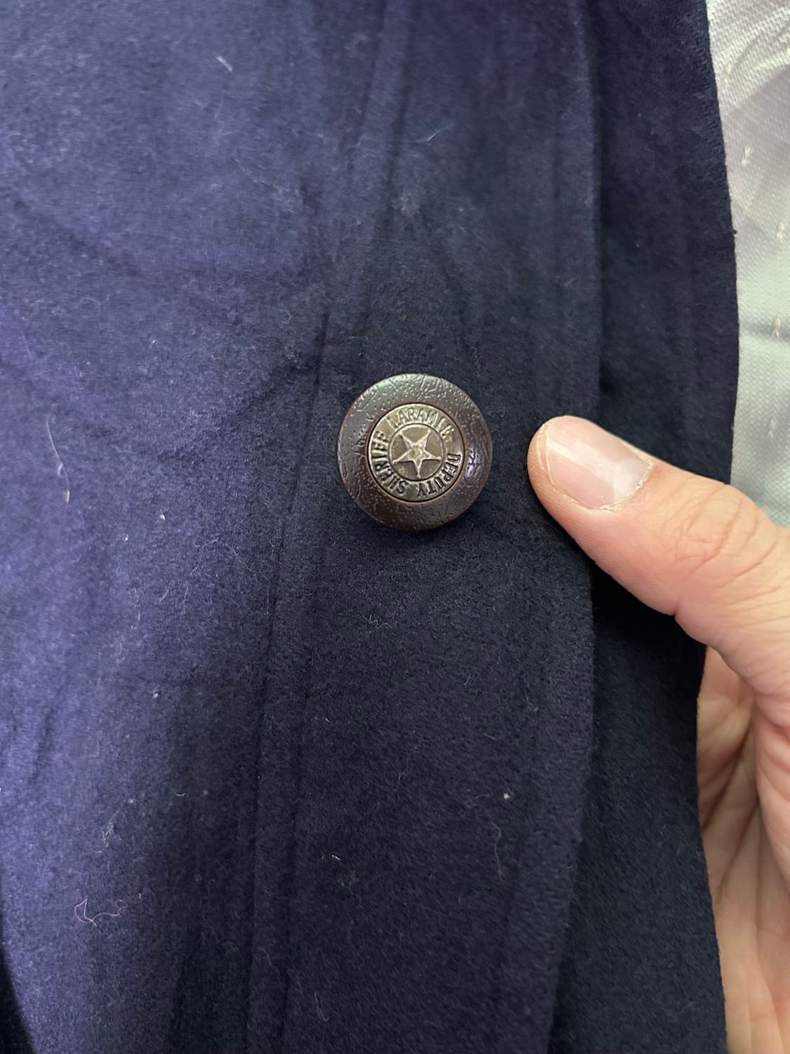 일본판 캐시미어 카라 투톤 코트 사이즈 105~110 상품이미지8