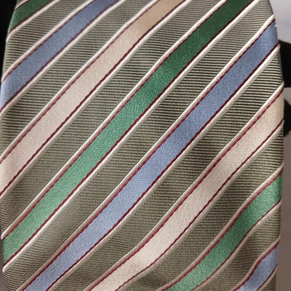 빨질레리 실크 멀티 스트라이프 넥타이 9.2cm A+등급 A19287
 상품이미지8