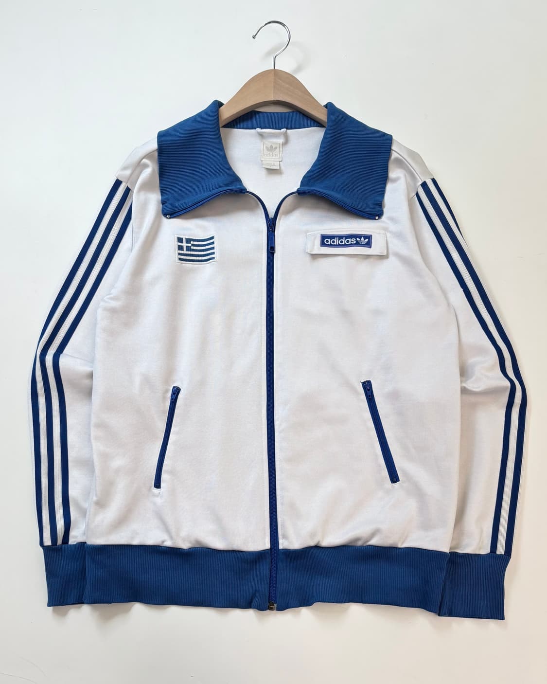 Adidas 아디다스 화이트블루 그리스 트랙탑 상품이미지1