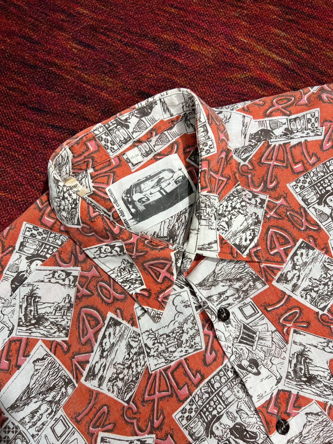 EURO VINTAGE UNIQUE PATTERN 셔츠 상품이미지4