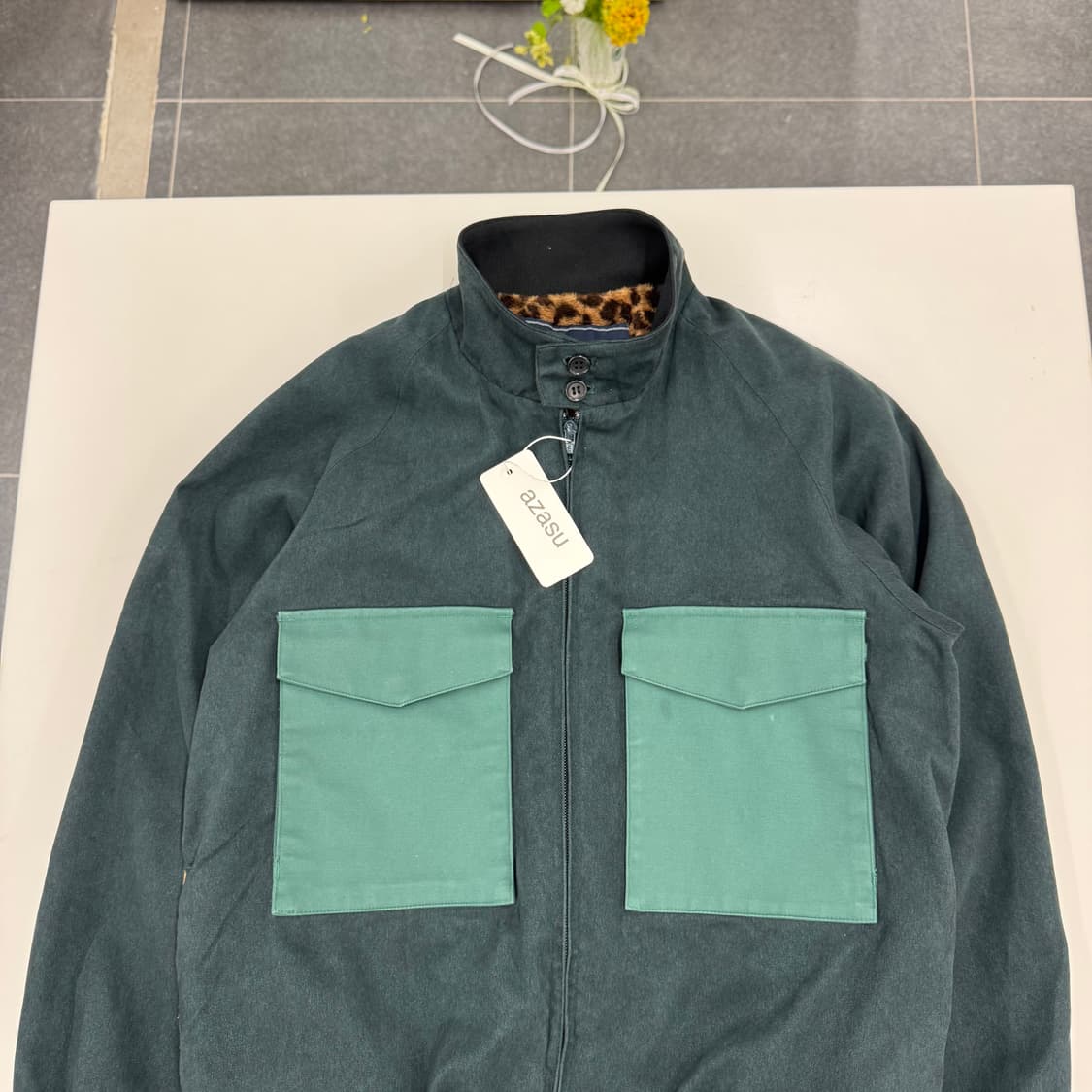 WHIZ LIMITED Leopard Fur Lining Jacket 상품이미지7