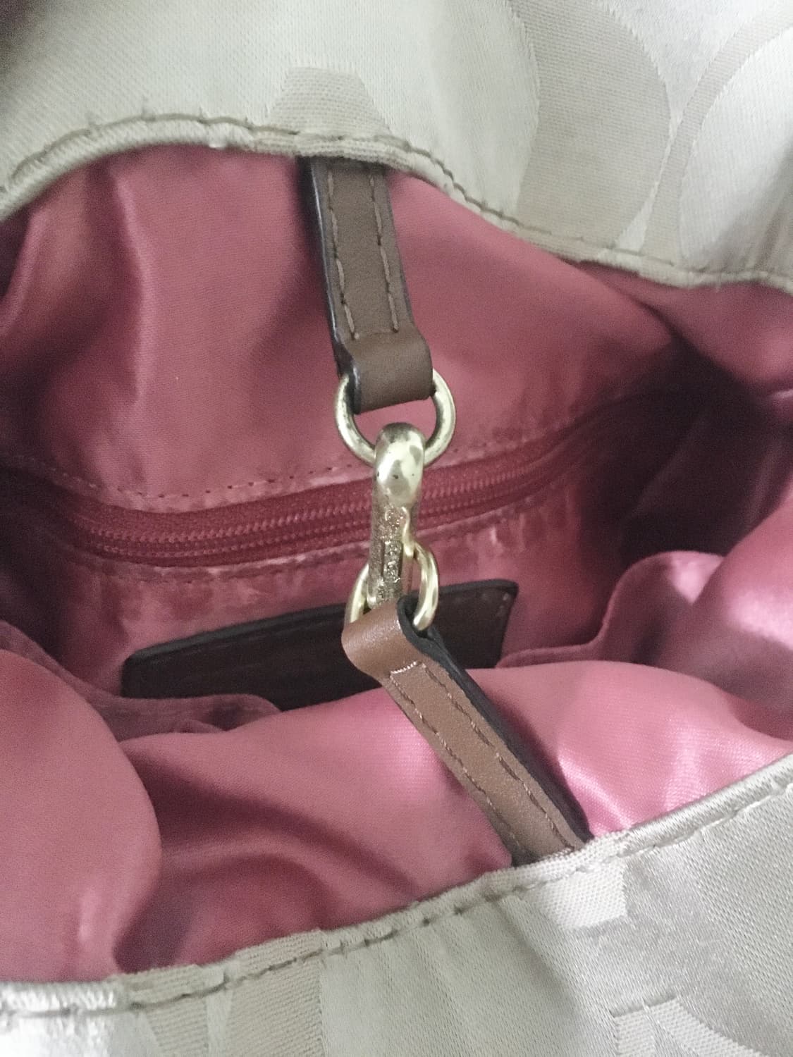 Coach Signature Hobo Brown Bag 상품이미지6