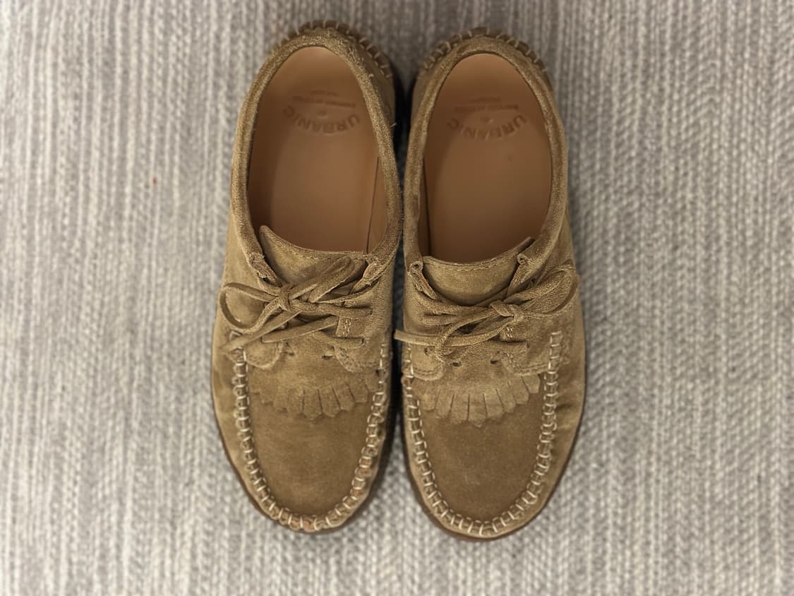 얼바닉30 러스틱 모카신 스웨이드 카멜 235 상품이미지1