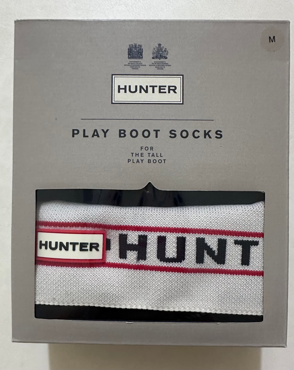 헌터 플레이 톨 부츠삭스 블랙 새상품 상품이미지2