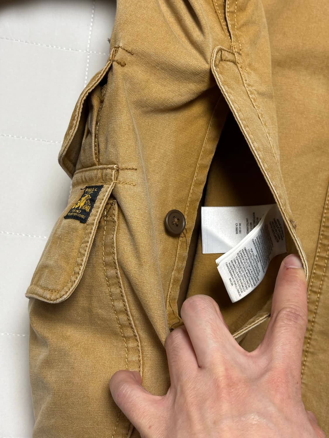 폴로 컨트리 캔버스 유틸리티 재킷 S 상품이미지6
