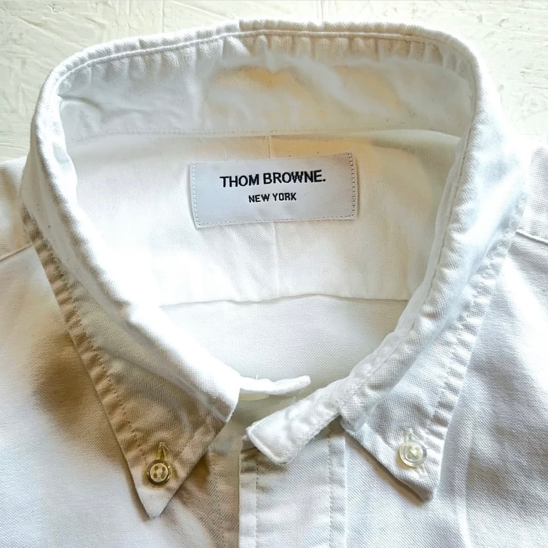 [정품] 톰브라운 정품 시어서커 암밴드 셔츠 XXL 상품이미지3