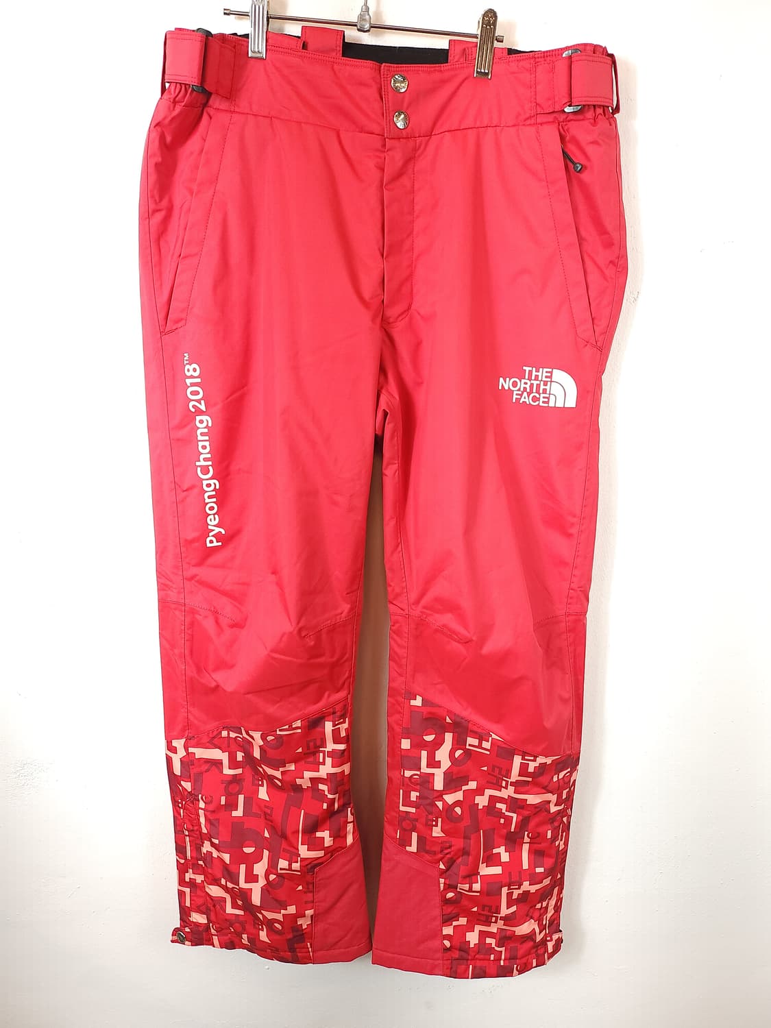 노스페이스 평창 2018 스키 바지 레드 상품이미지2