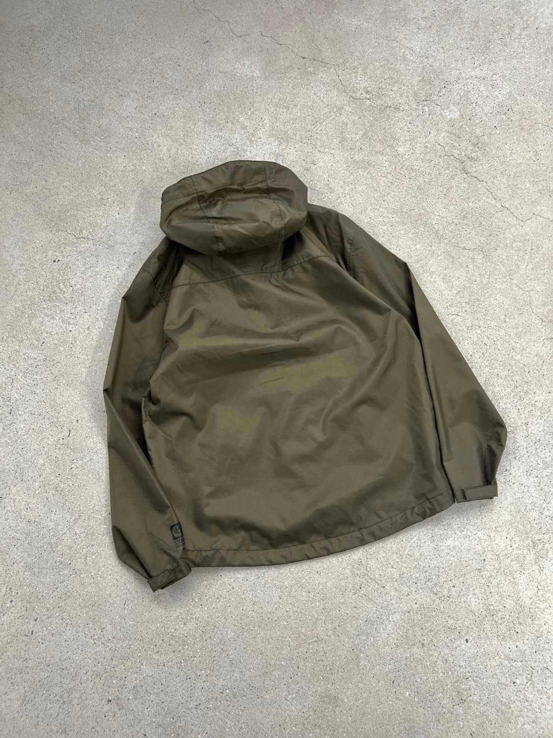 (새상품) 칼하트 카키 스톰디펜더 레인 자켓 상품이미지4
