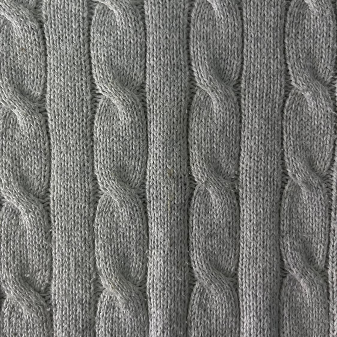 100 폴로랄프로렌 라이트그레이 꽈배기 니트 상품이미지5