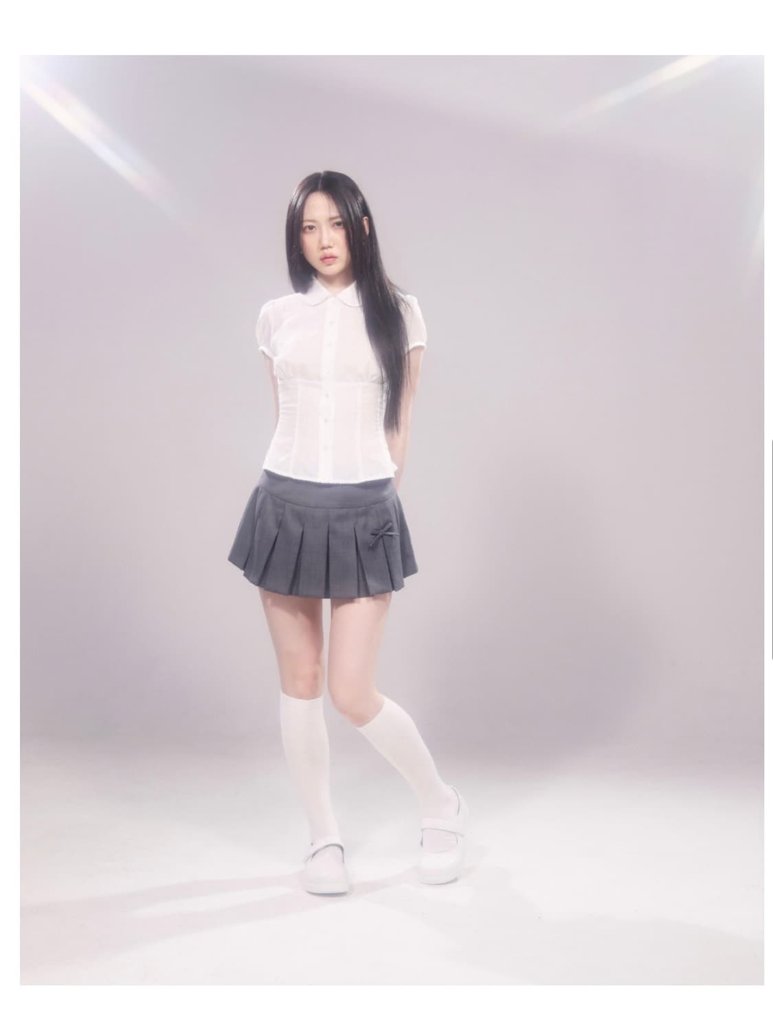 페르트 레나 블라우스 화이트 M 상품이미지3