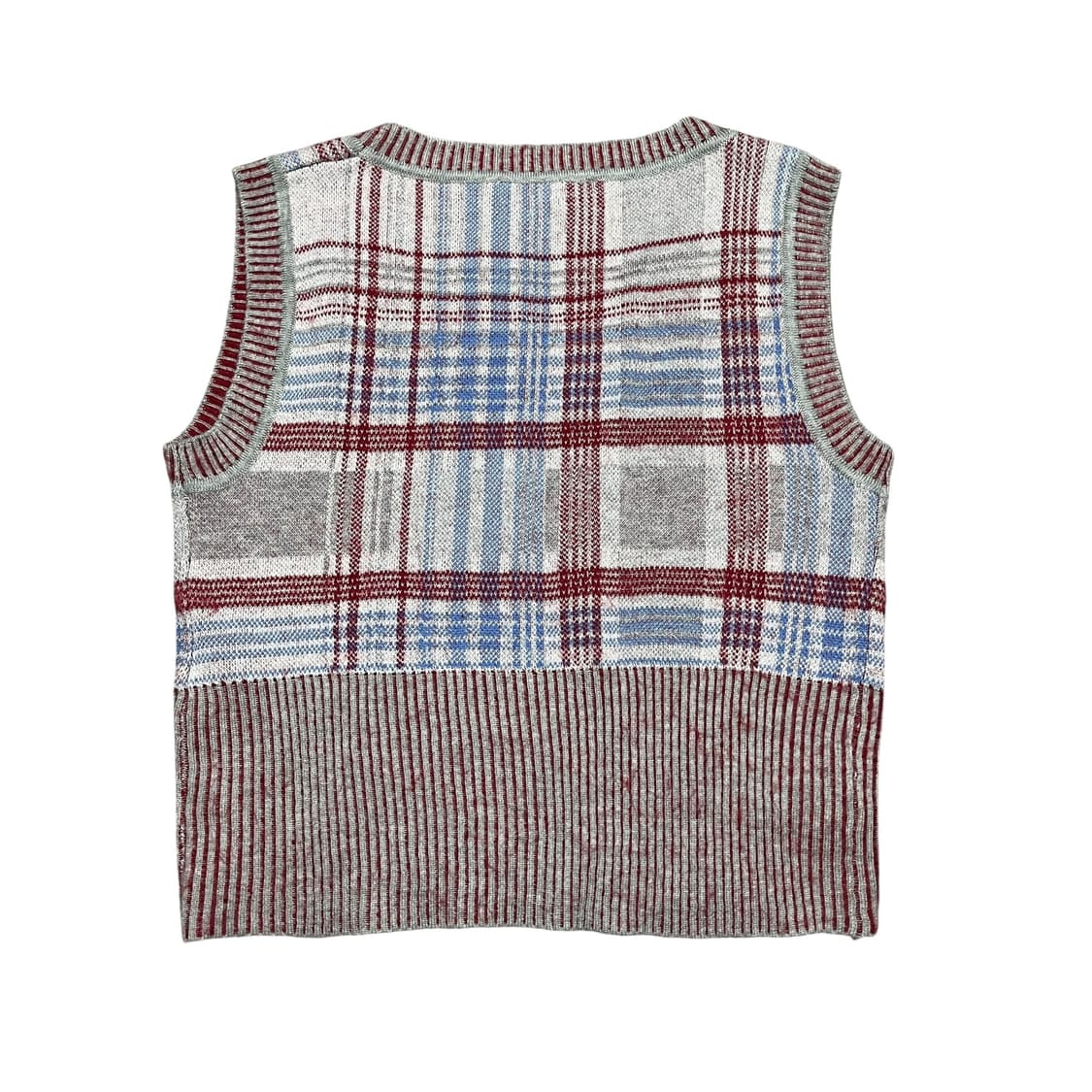 비비안웨스트우드 orb 체크 니트 베스트 상품이미지2