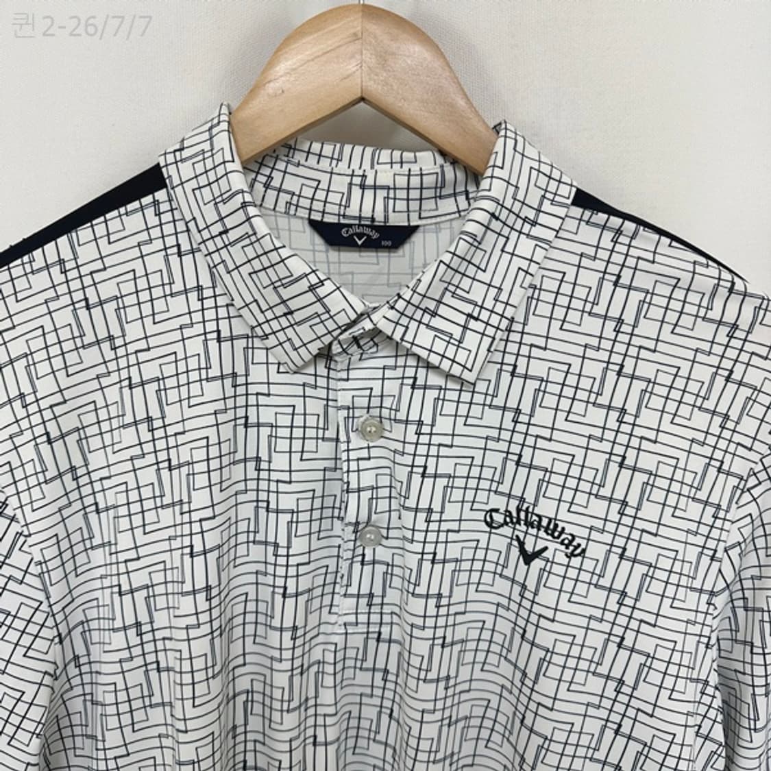 캘러웨이 남자골프  얇은 스판 긴팔티 100  GJ 상품이미지2