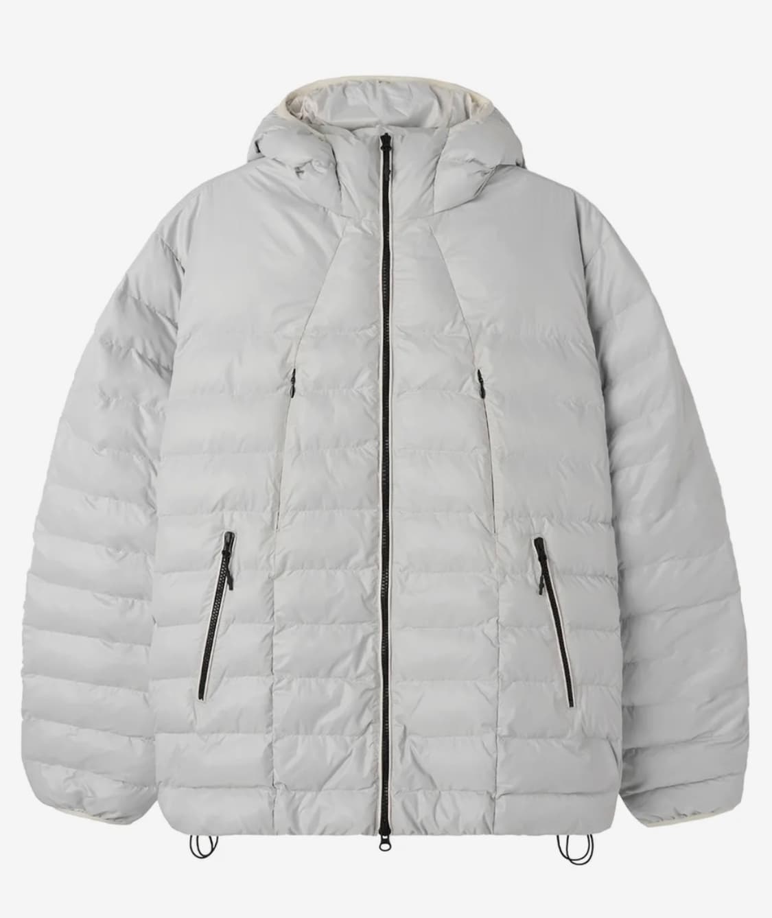 CURVED ZIPPER LIGHTWEIGHT PUFFER JACKET 상품이미지2