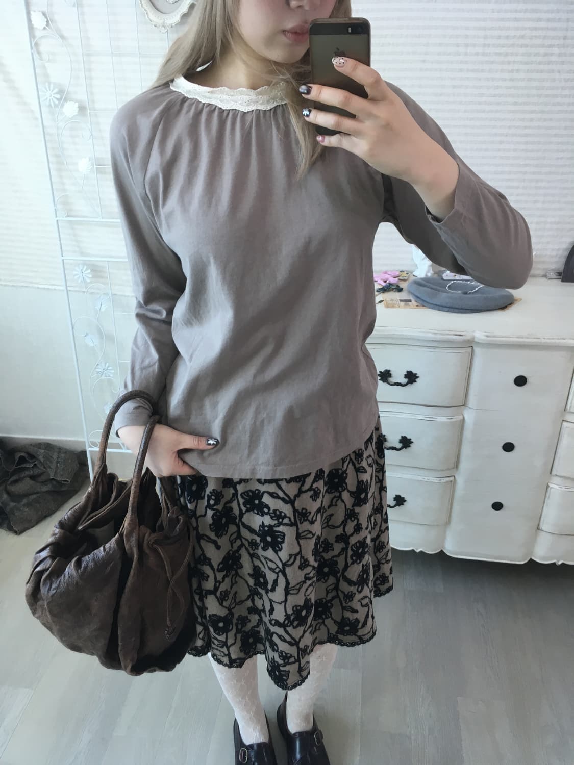 사만사모스투 코코아 모리 레이스 티셔츠 상품이미지6