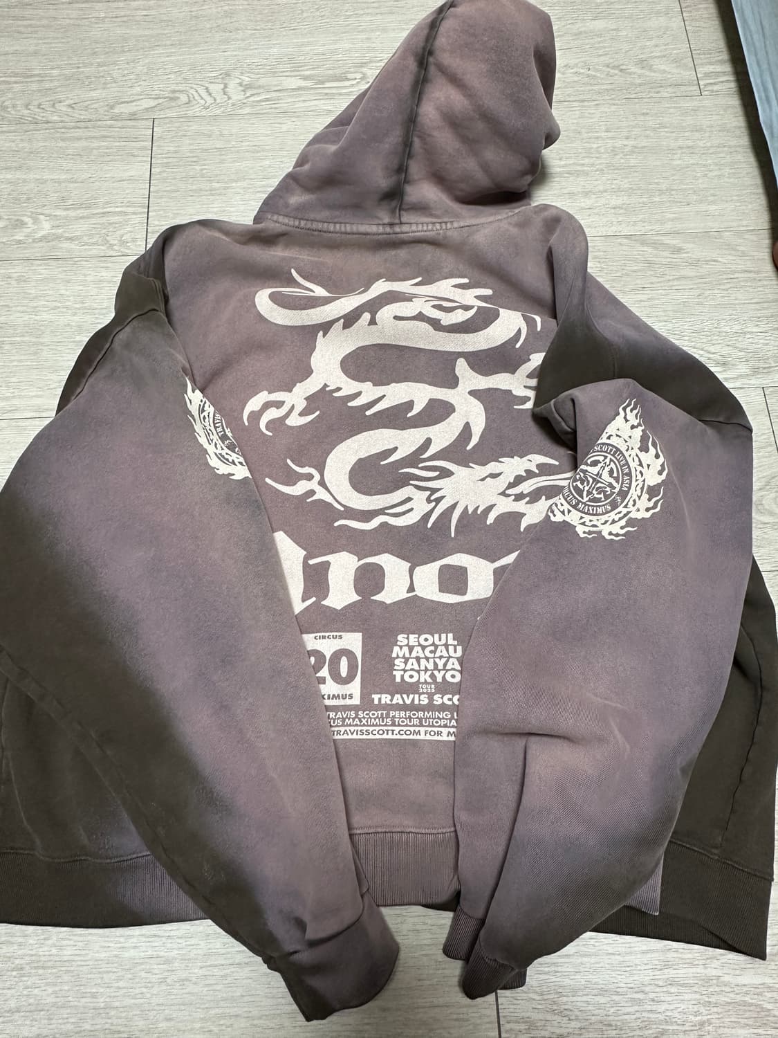 트래비스 스캇 후드집업 2xl 상품이미지2