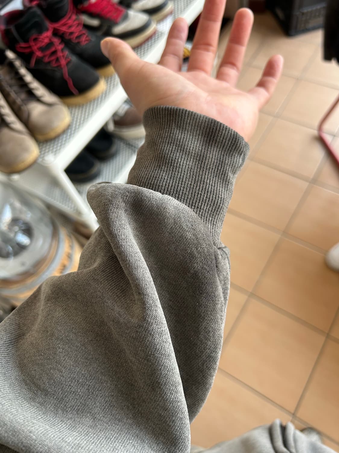 90‘s 러셀 썬페이드 후드집업 블랙 XXL 상품이미지10