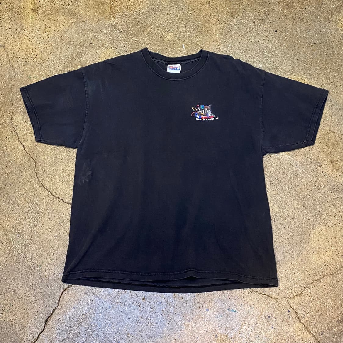 미국 빈티지 헤인즈 월드슛팅챔피언쉽 굿즈 반팔티 상품이미지1