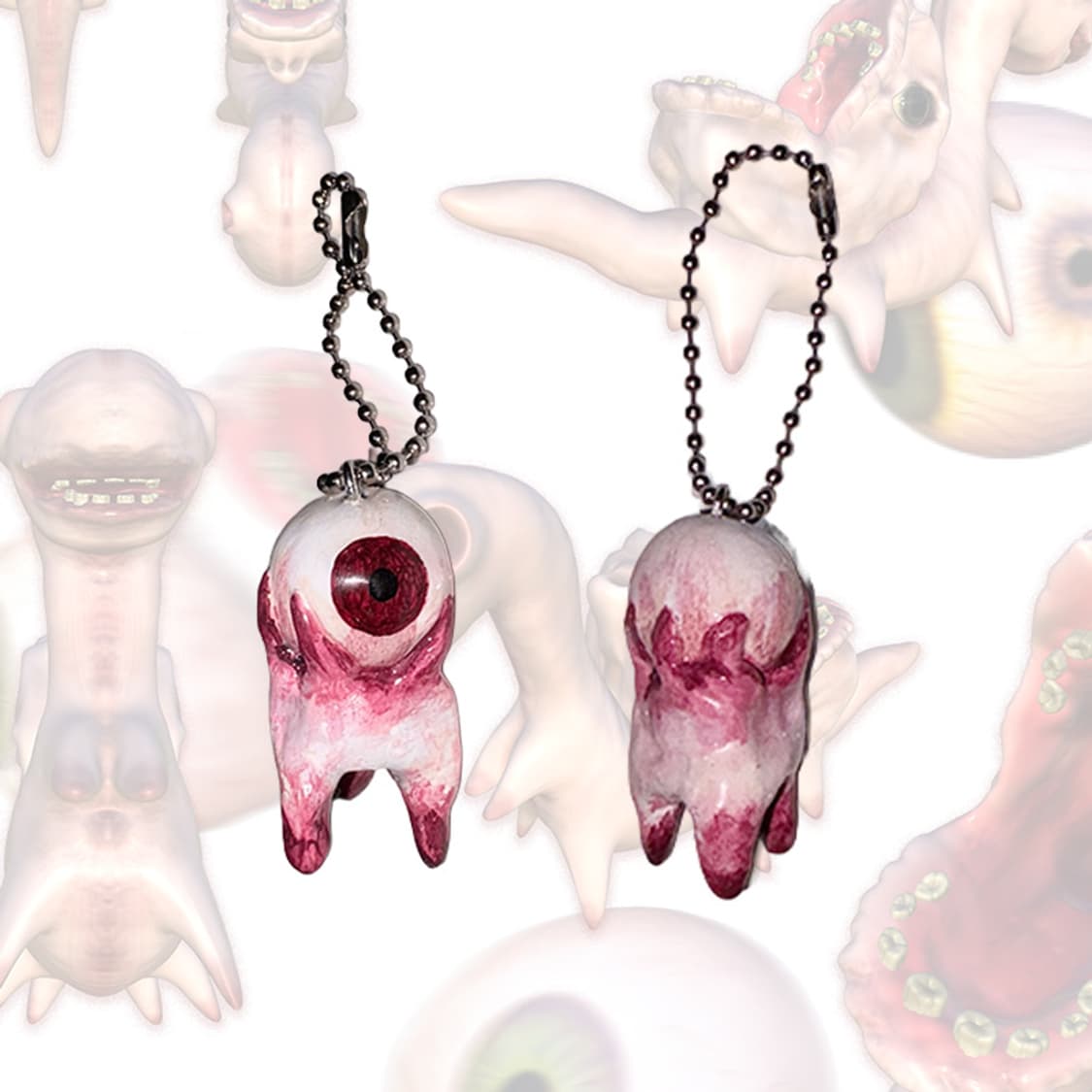 이빨 키링 2 & 눈알 이빨 키링 상품이미지2