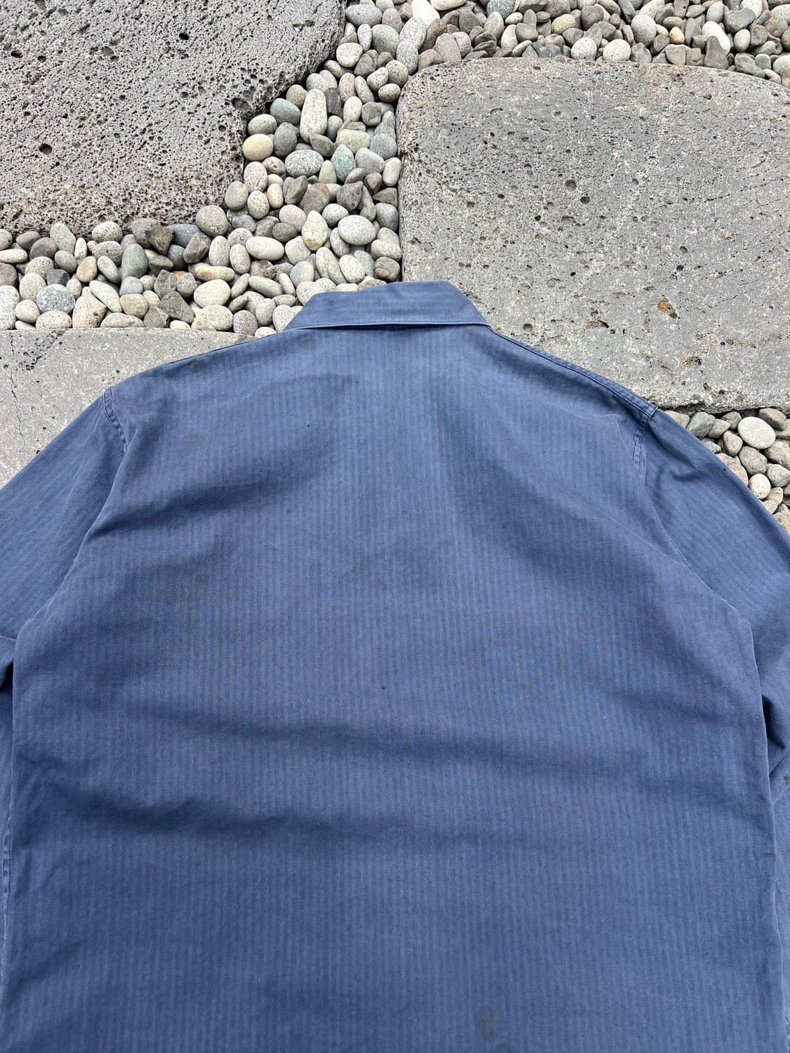 HARD FADED NAVY HBT 헤링본트윌코튼 프렌치워크자켓 상품이미지6