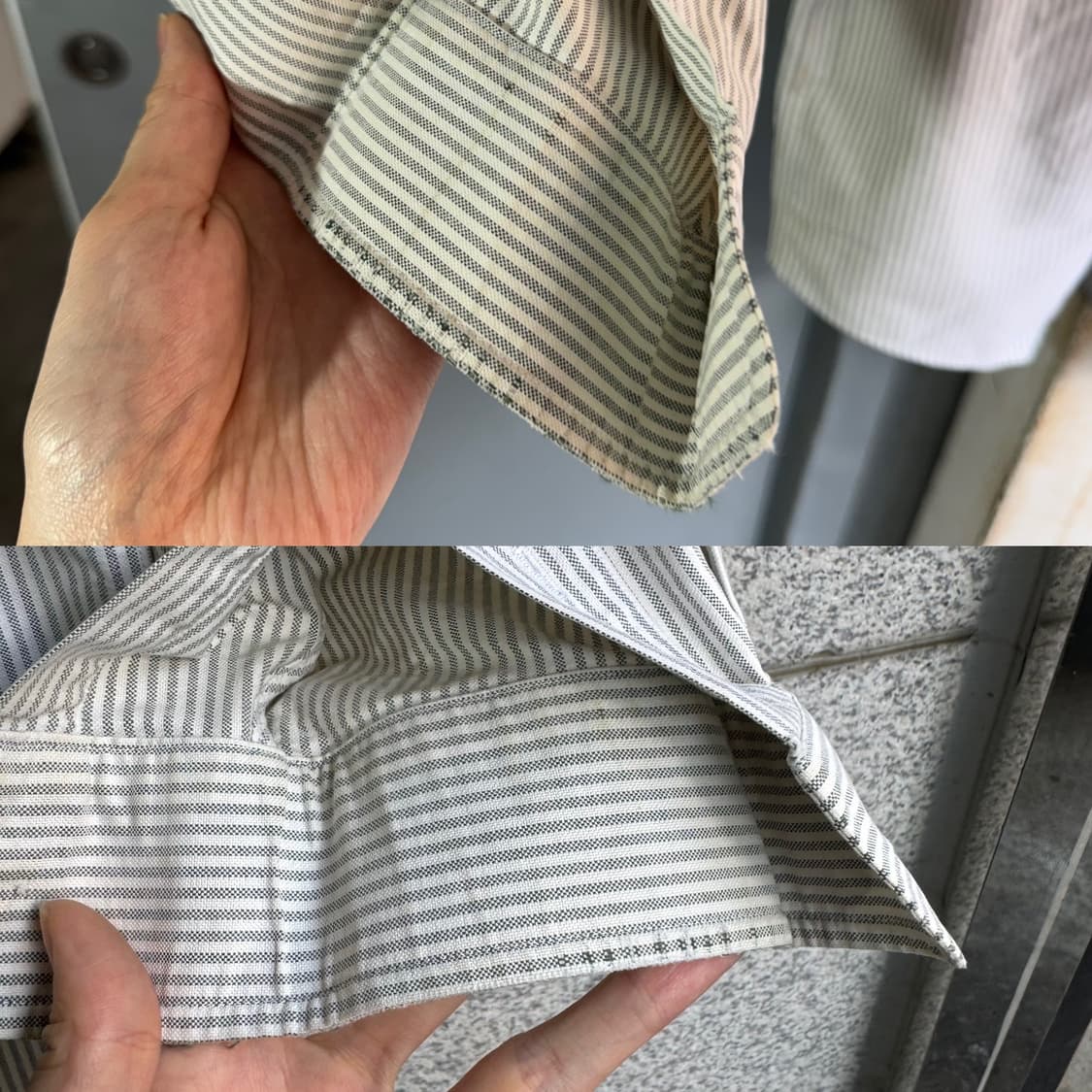 엘엘빈 스트라이프 패턴 포켓 셔츠 상품이미지9