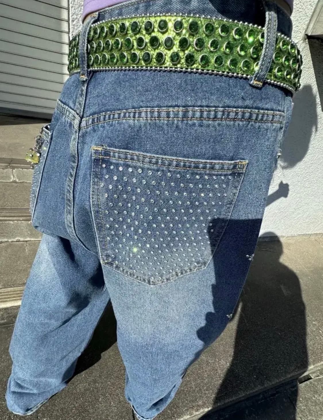 srrybabe 별 바지 갸루 상품이미지2