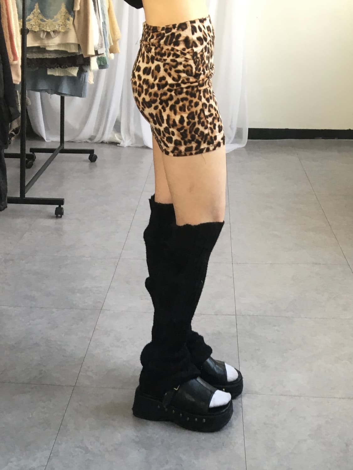 Leopard pattern skirt 상품이미지7