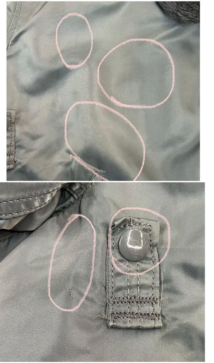 알파인더스트리 B—15D 플라이트 자켓 카키 M #csz3821 상품이미지4