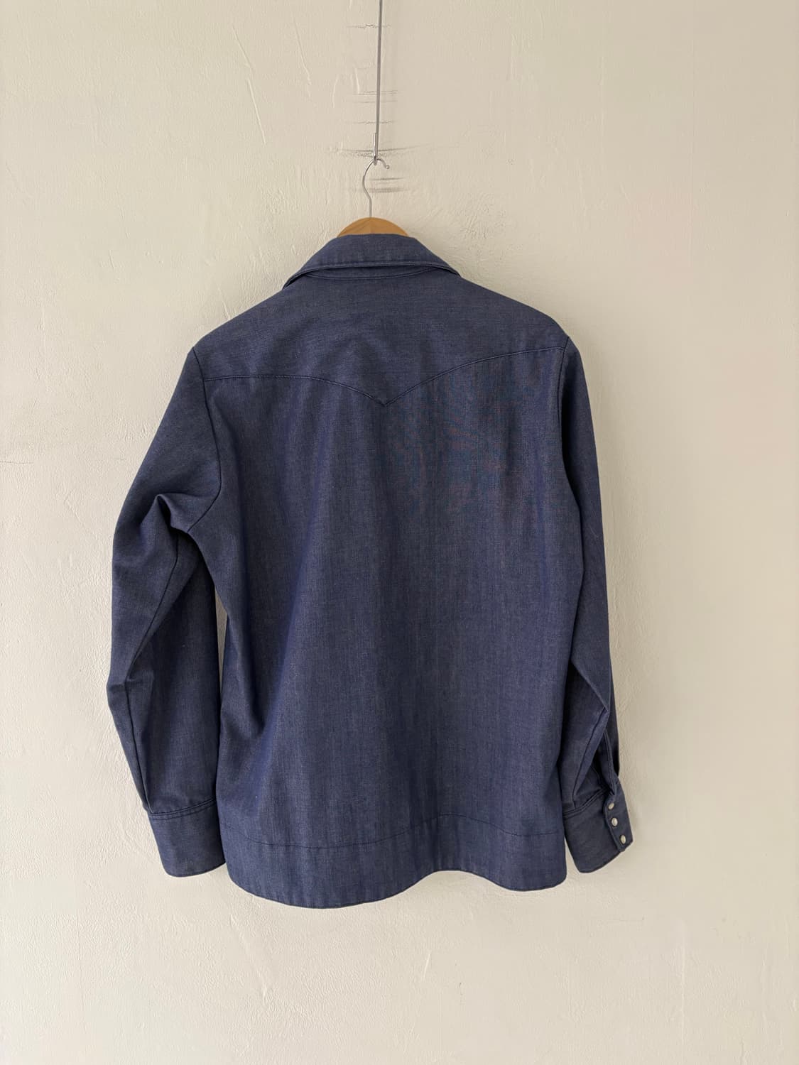70's Lee Chambray Denim Western Shirt. 상품이미지8