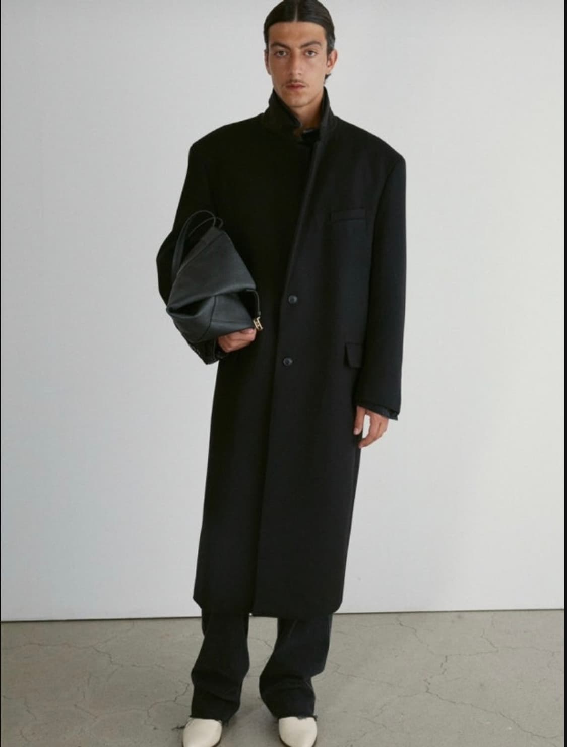 recto 24FW 렉토 타스마니아 코트M 블랙 상품이미지1