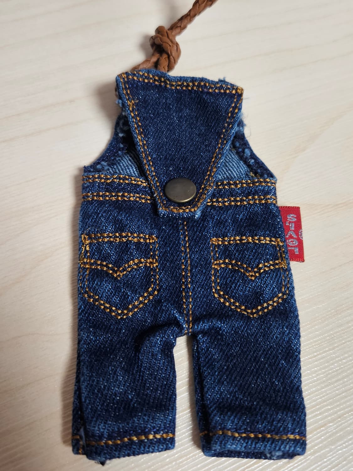 💙Levi's 리바이스 데님 미니 멜빵바지 카드지갑/카드홀더 상품이미지4