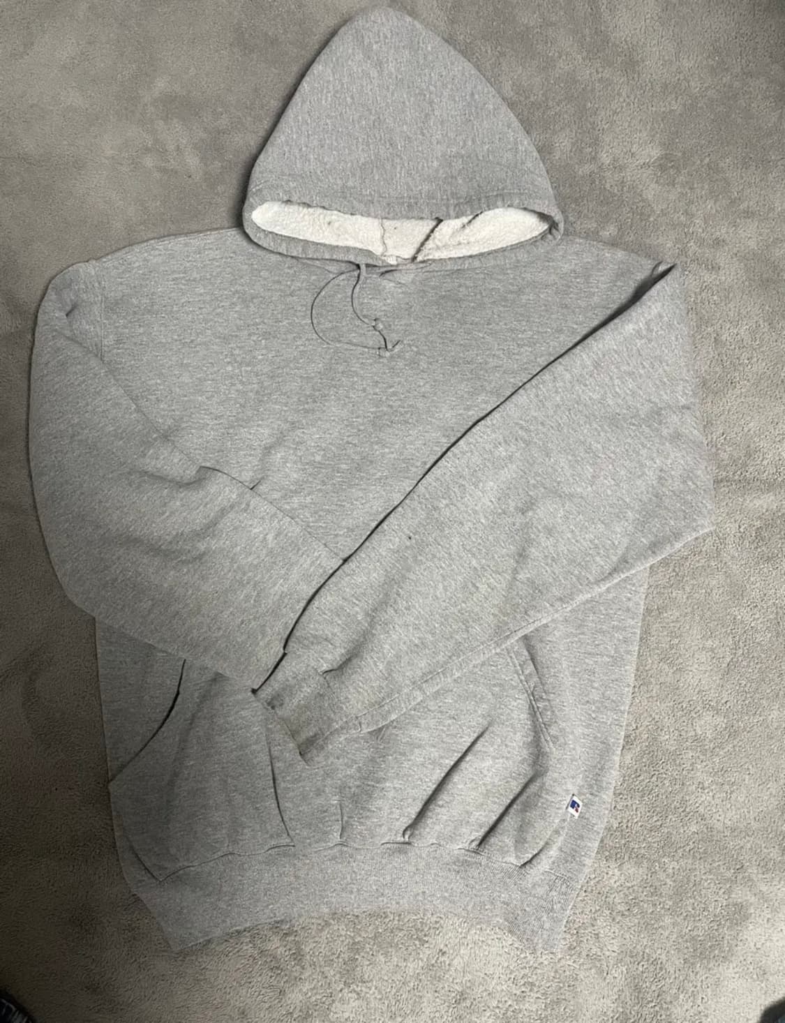 90s Russell Athletic 회색 후드티 상품이미지1