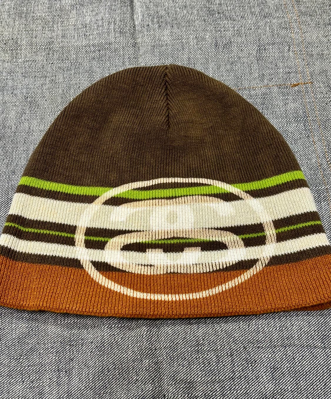 90s stussy 올드 스투시 빈티지 스트라이프 비니 상품이미지3