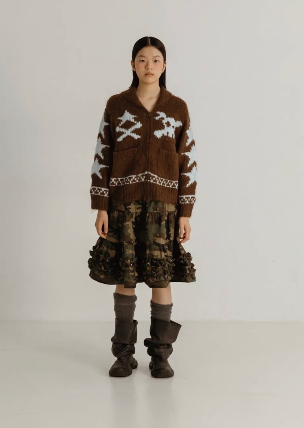 플리즈프로젝트 카모스커트  상품이미지1