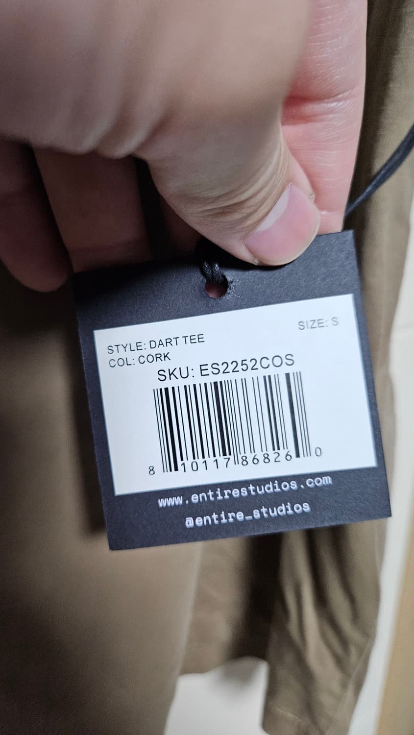 엔타이어 스튜디오 반팔티셔츠 정품 신품 상품이미지5