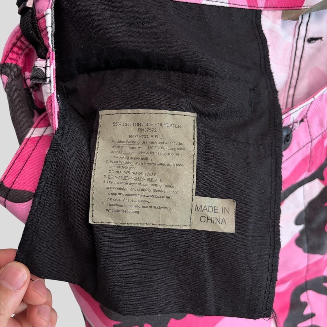 (M)Rothco 로스코 핑크 카모 반바지 상품이미지6