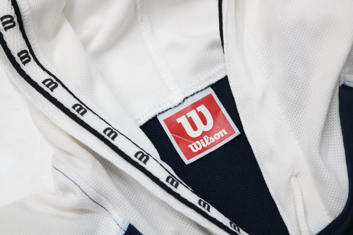 Wilson 윌슨 빈티지 재팬라인 래글런 배색 후디 (M) 상품이미지5