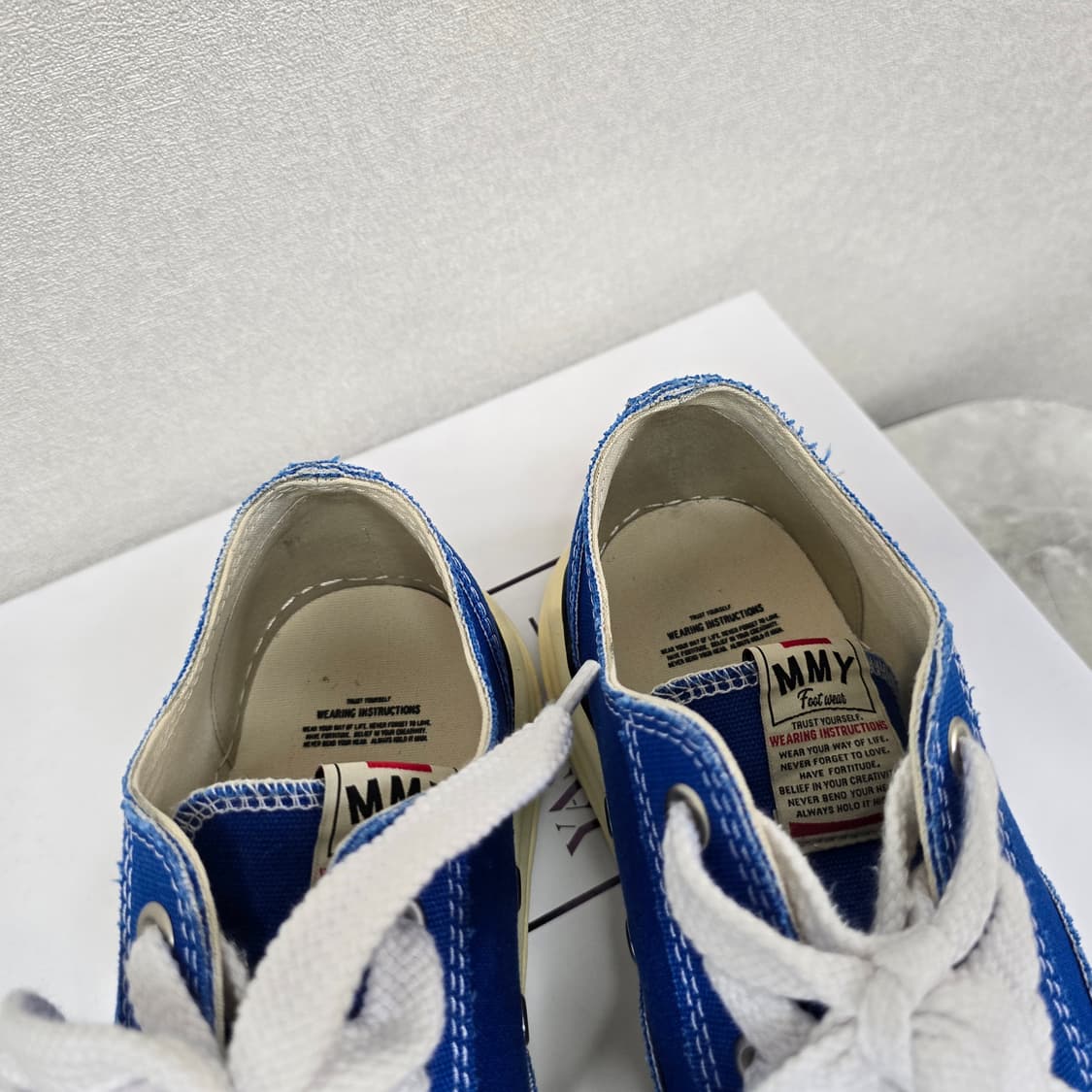 메종 미하라야스히로 피터슨 스니커즈 신발 43사이즈 블루 판매 상품이미지5