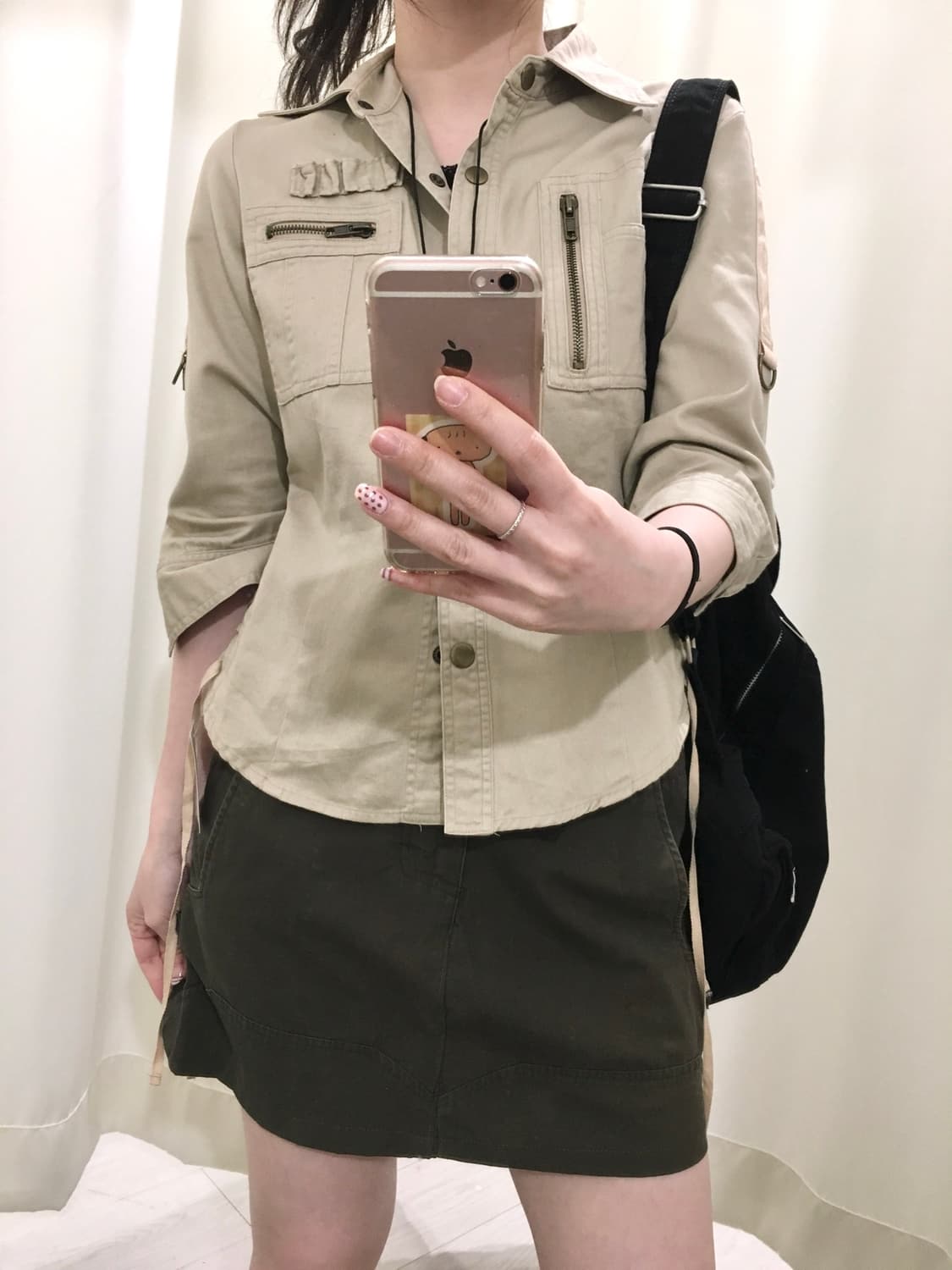 Eyelet Strap Y2K Jacket 상품이미지4