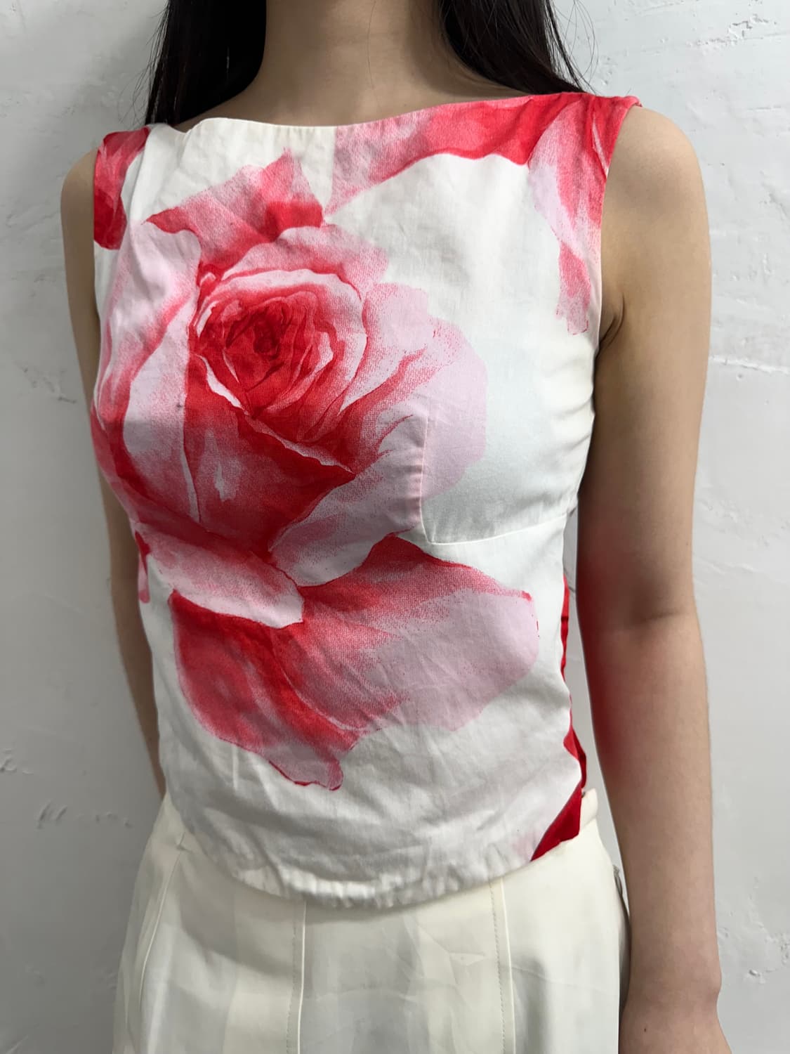 agnes b rose blouse 상품이미지2