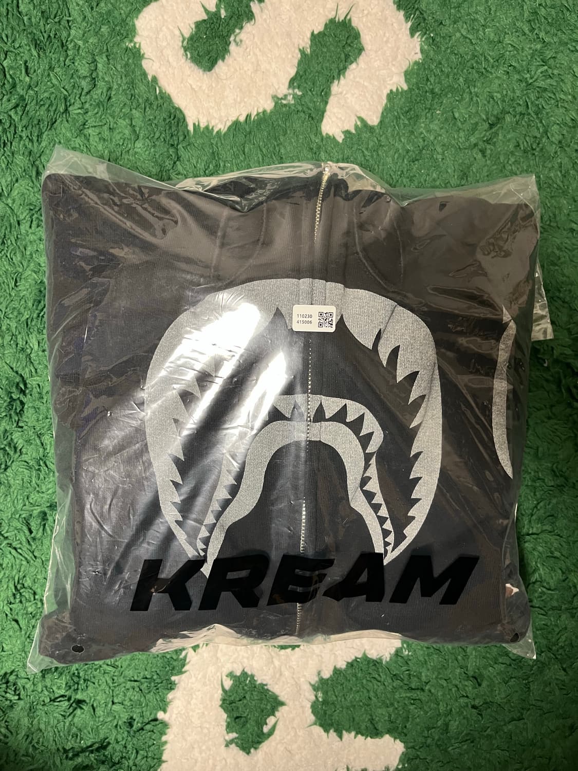 [XL] 베이프 스켈레톤 샤크후드 블랙 상품이미지10