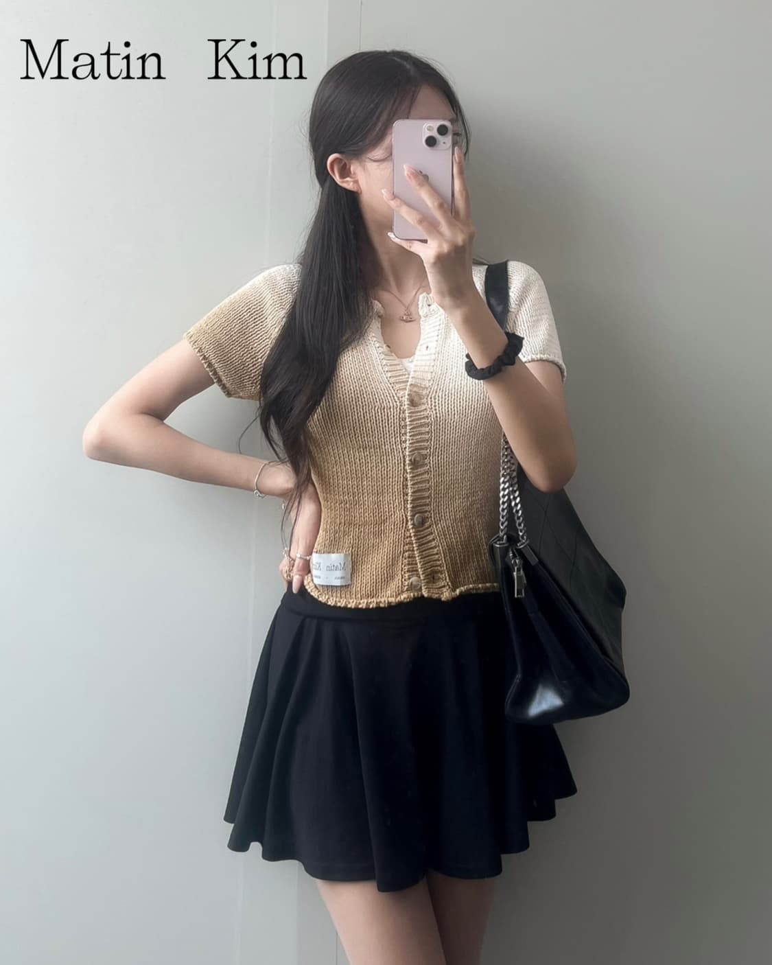 마뗑킴 반팔 가디건 상품이미지2