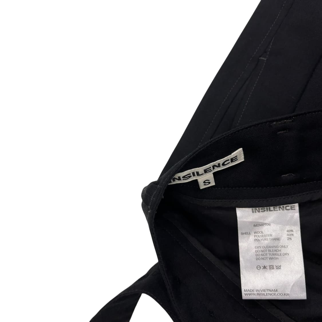 인사일런스 하프 스트랩 울 팬츠 상품이미지3