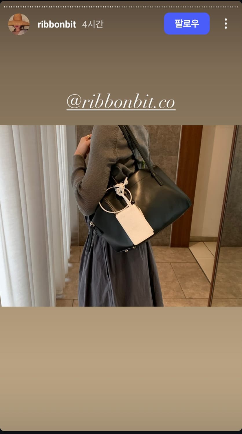 리본빛 엠버 숄더백 Amber Shoulder Bag 상품이미지8