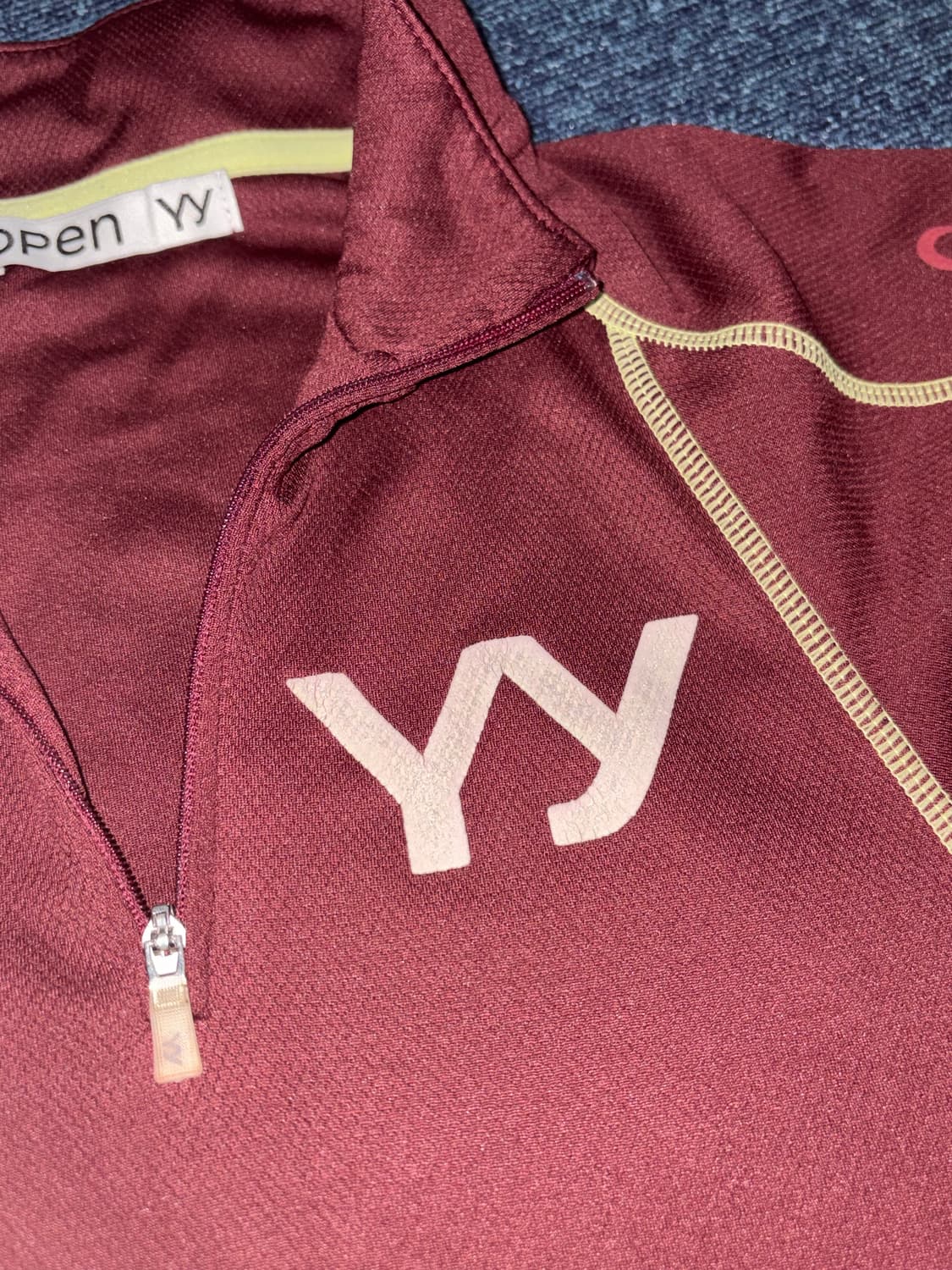 OPENYY CYCLING JERSEY TOP 사이클링져지탑 버건디 상품이미지6