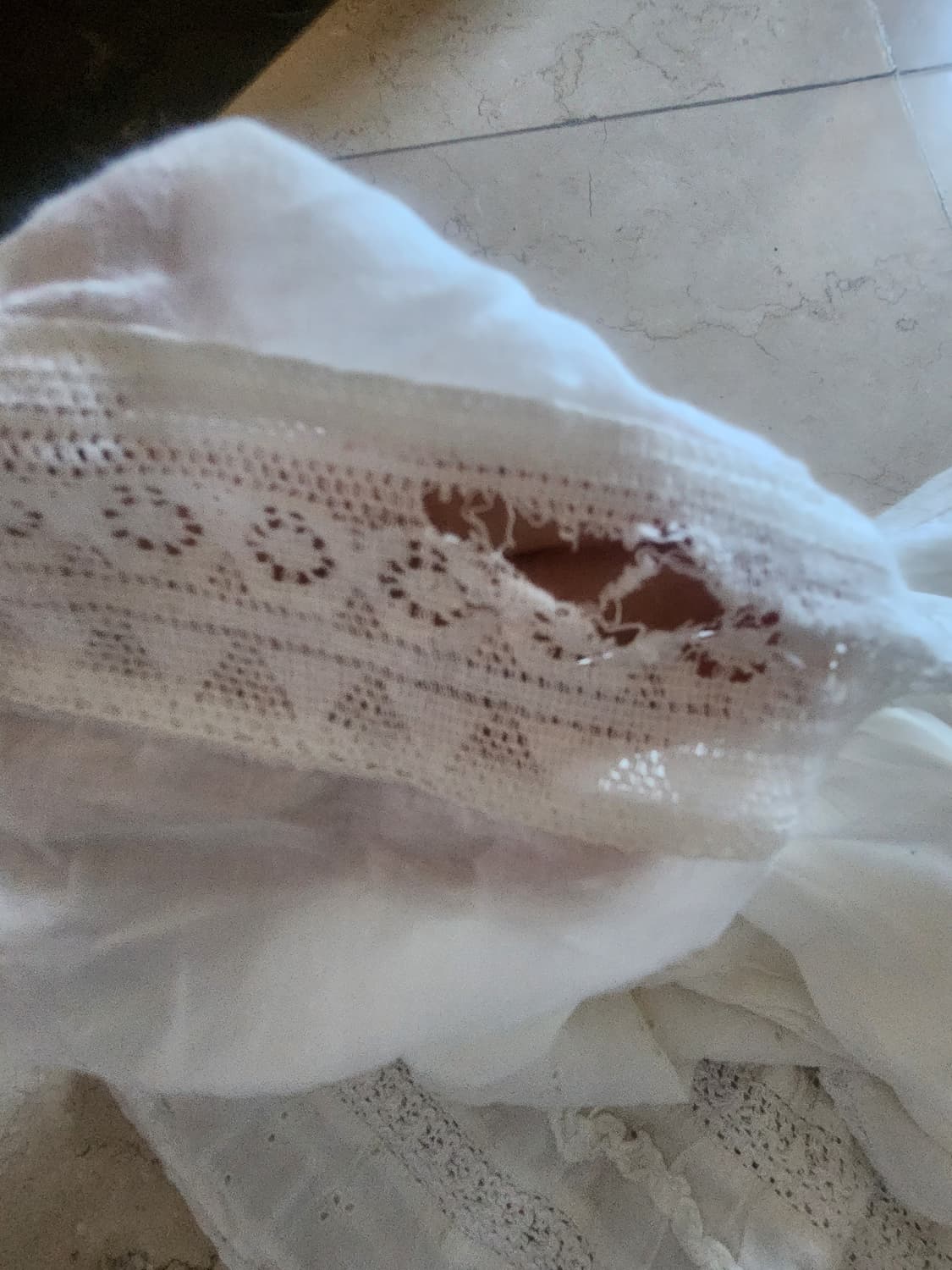 빈티지 모리걸 레이스 블라우스 상품이미지5