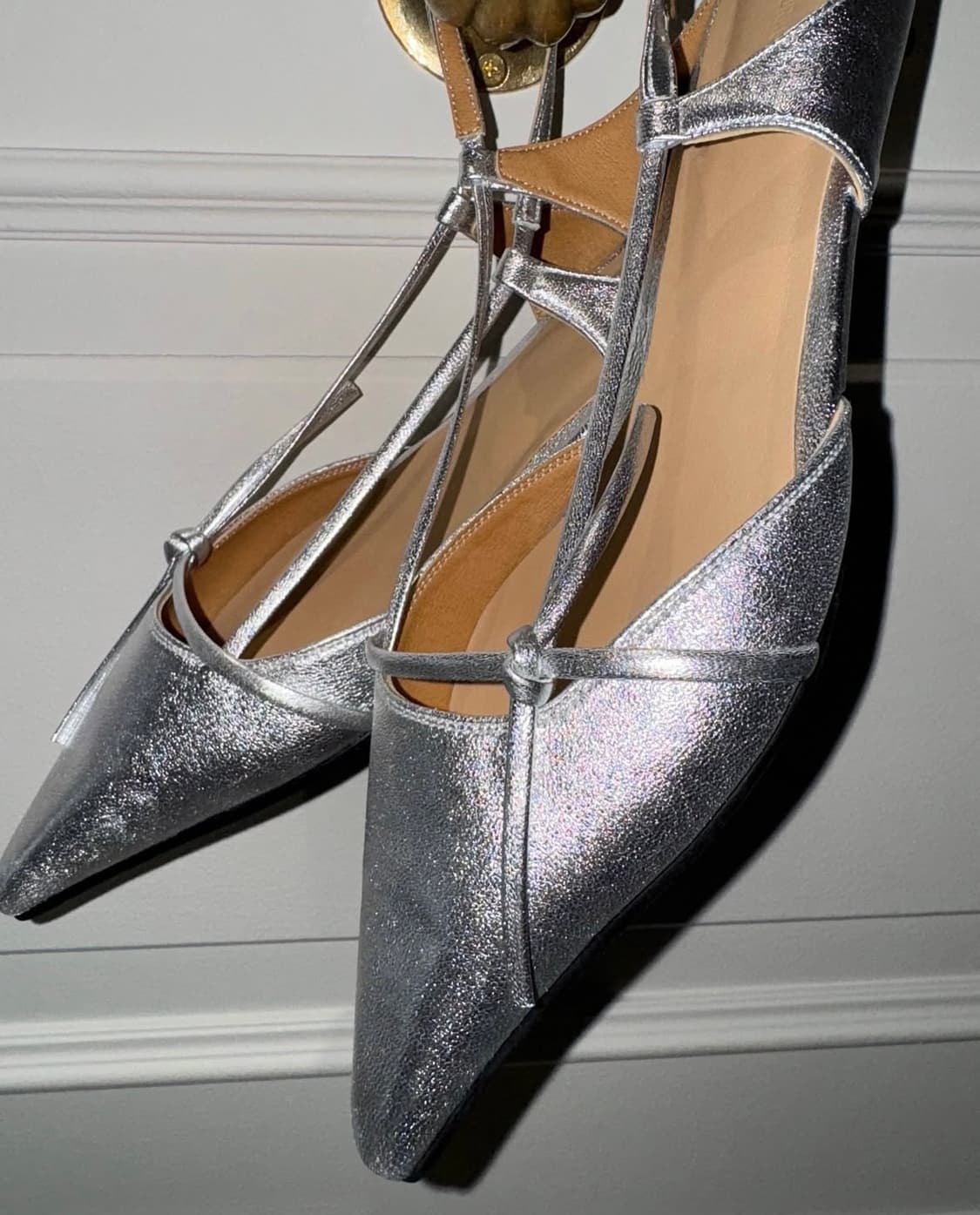 드래곤블루스 스릴 리본 슬링백 웨딩슈즈 240 상품이미지5