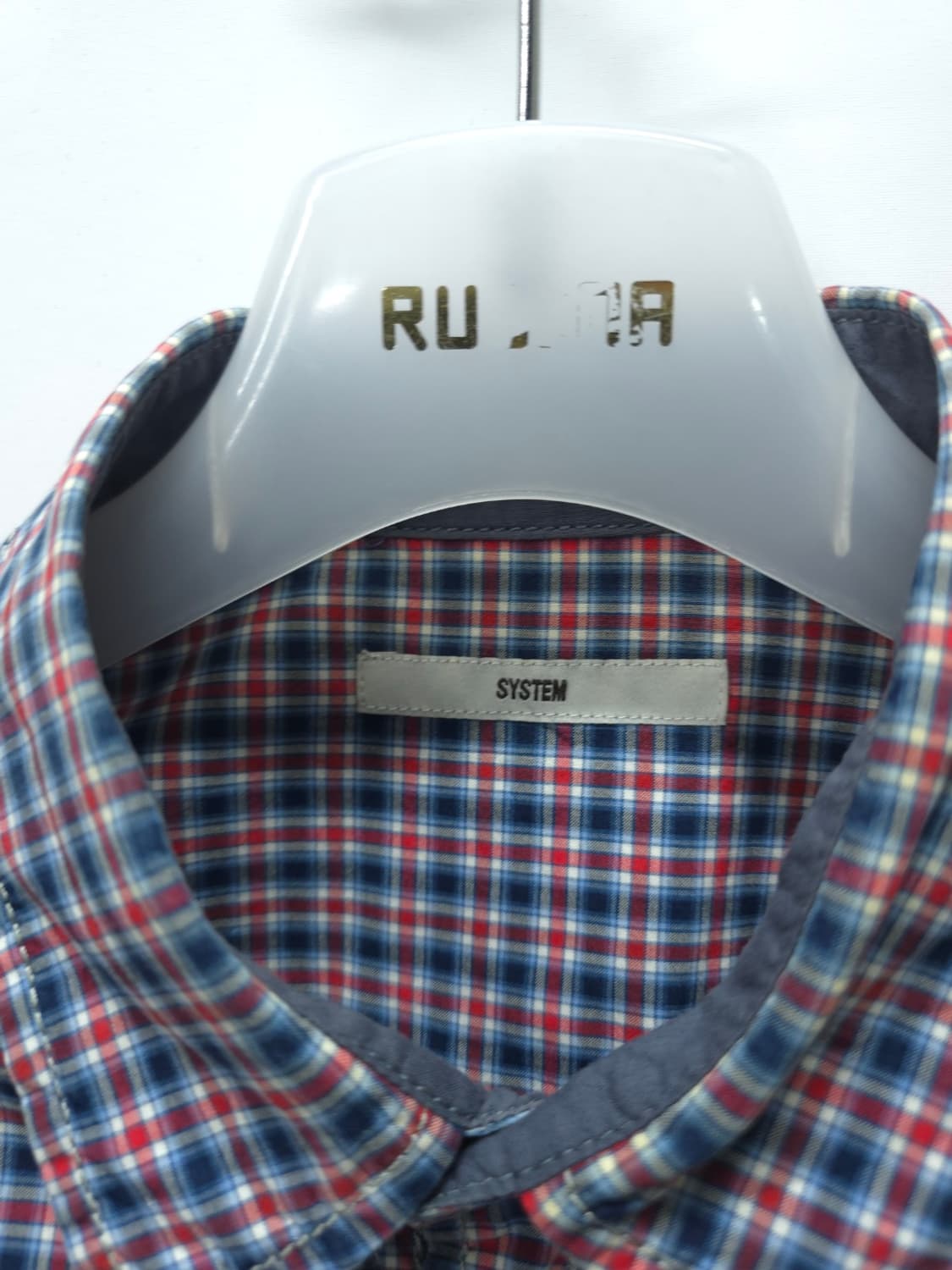 ​시스템 옴므(한섬) 남성 체크 봄가을 셔츠 (100) 상품이미지3