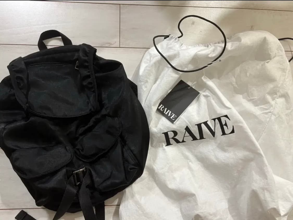 Raive 레이브 블랙 백팩 상품이미지3